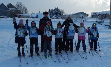 Лыжные гонки среди обучающихся 1Б класса